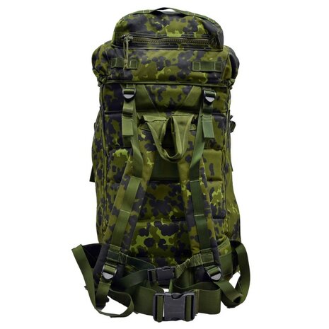 Deense Bergen rugzak en frame INF Long Convoluted IRR, M84 camo