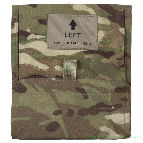 Porte-plaque latérale / pochette latérale de l'armée britannique, Virtus gauche, MTP multicam