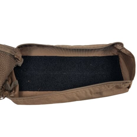 Danish army packing cube organizer with velcro back, size 2, Dark coyote