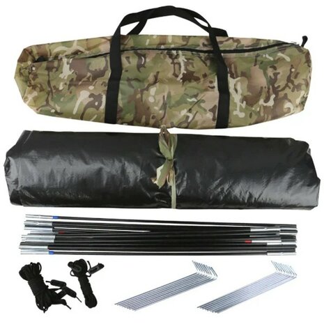 Kombat tactical elite tent 2-persoons twin skin, BTP Multicam