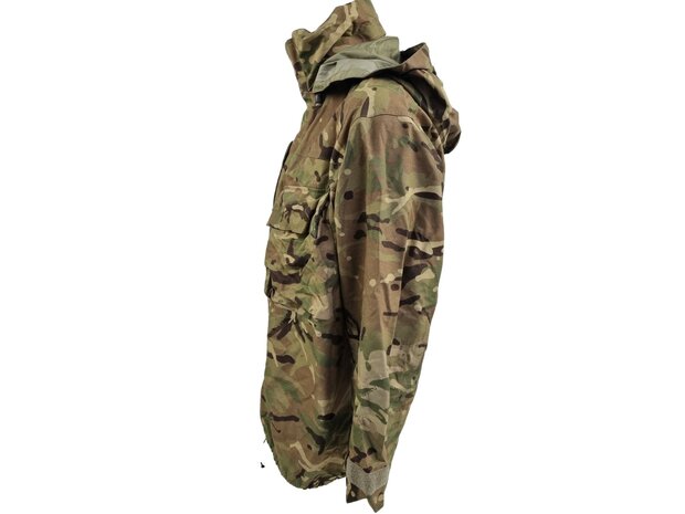 Hardshell Kampfregenjacke der britischen Armee mit Kapuze, MTP Multicam