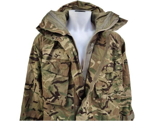 Hardshell Kampfregenjacke der britischen Armee mit Kapuze, MTP Multicam