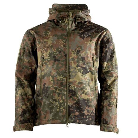 AB Delta Softshelljacke, atmungsaktiv, wind- und wasserdicht, flecktarn