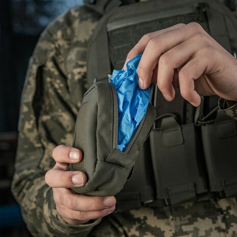 M-Tac dispensertas voor medische handschoenen Molle, Ranger groen