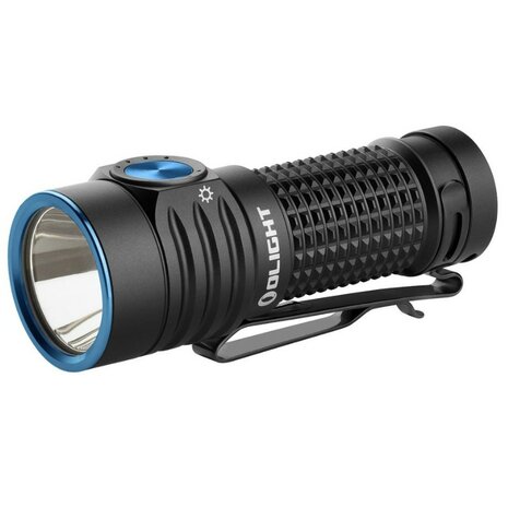 Olight Baton Turbo black compacte verstraler LED zaklamp IPX8, Oplaadbaar 1100mAh