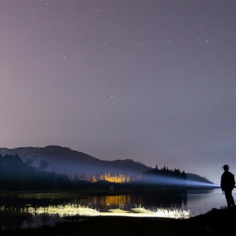 Olight Baton Turbo black compacte verstraler LED zaklamp IPX8, Oplaadbaar 1100mAh