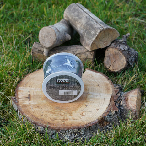 Fosco Paracord 3mm noir, longueur 60 mètres en rouleau