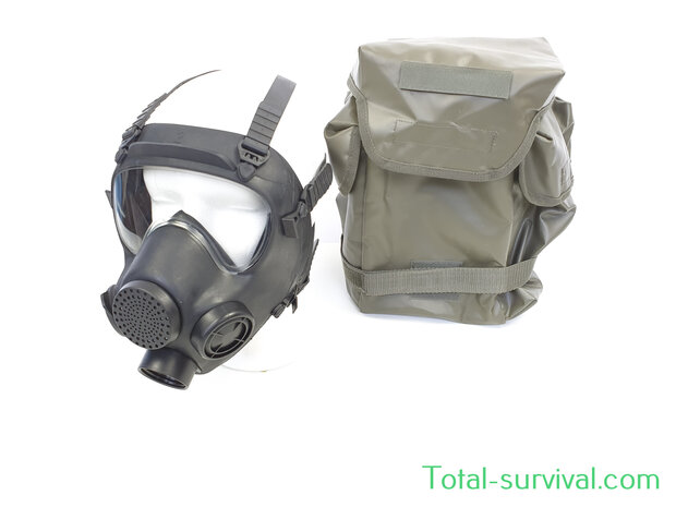 Franse ARFA ANP-VP F1 Volgelaatsmasker / Gasmasker met  Tas, zwart