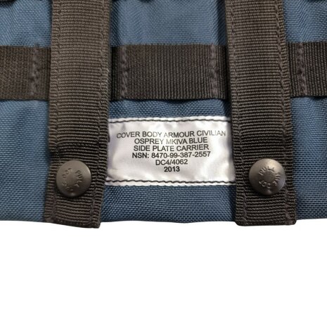 Osprey MK3 Body Armor side plate pouch Molle, Navy Blue