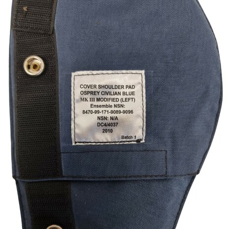 Osprey MK3 ballistische body armour schouderpads met inserts, Paar (links-rechts), Marineblauw