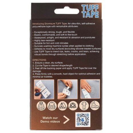 Stormsure TUFF Tape Waterdichte Reparatiestrip 100cm