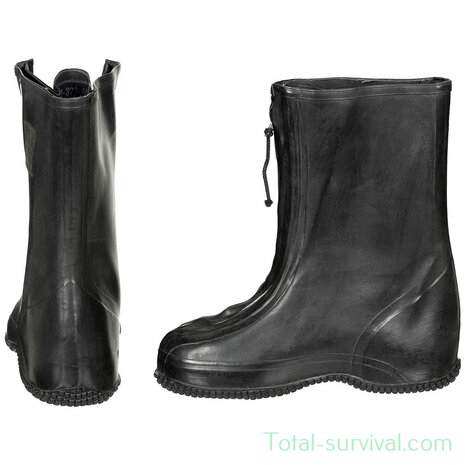 Bundeswehr Cosmoped rubberen overschoenen NBC met YKK rits, zwart