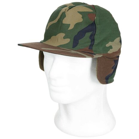 TR wintermuts cold weather ripstop, fleece gevoerd, woodland camo