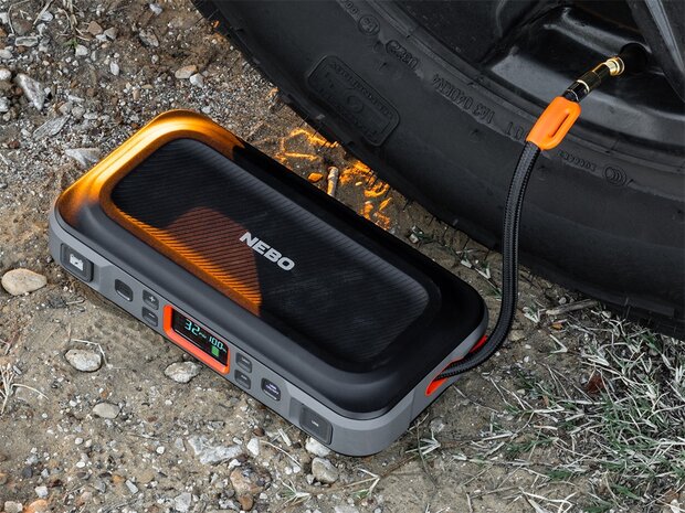 Nebo Assist Air Jump Starter draagbare powerbank 26.000 mAh