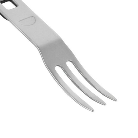 M-Tac 3-in-1 bestekset RVS, zwart