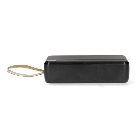 Nedis Draagbare Powerbank PD3.0 20W, 30.000 mAh, zwart