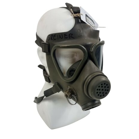 Dräger M65A2 Volgelaatsmasker / Gasmasker met MP4 Tas, EN-148 RD40, legergroen