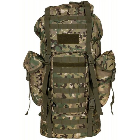MFH Bundeswehr Molle Combat-rugzak, 65l, aluminium frame, MTP operation-camo