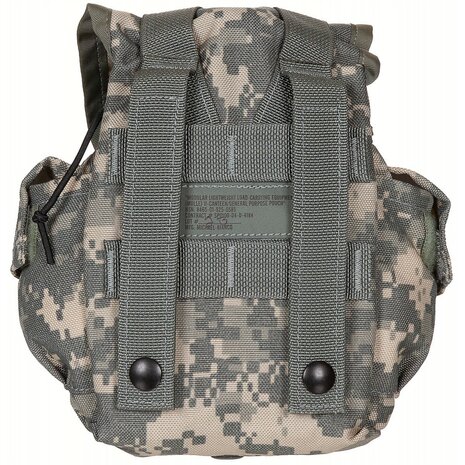US Veldfles 1QT legergroen met Molle II canteen / general purpose pouch, UCP AT-digital