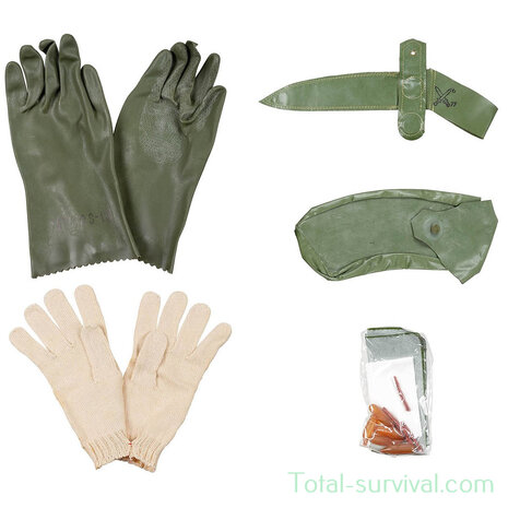 Combinaison en caoutchouc CZ/SK CBRN OPCH-70, Hazmat, vert olive
