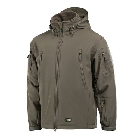 M-Tac Delta 3 softshell jas met modulaire fleece liner, Ranger green