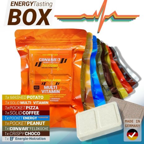 Convar-7 Nextgen Energy Bar mix set (9x 120g)