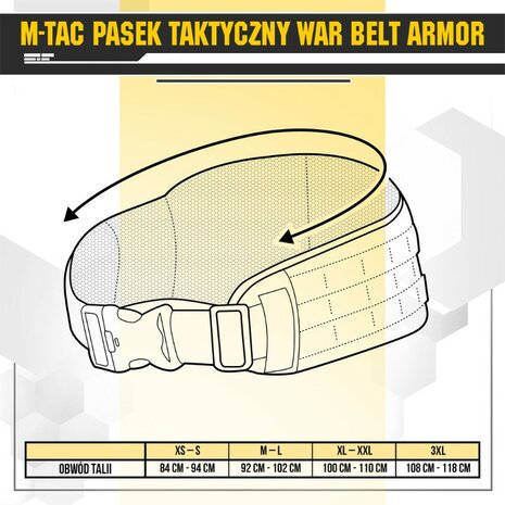 M-Tac Molle war belt Armor / heupgordel, Multicam