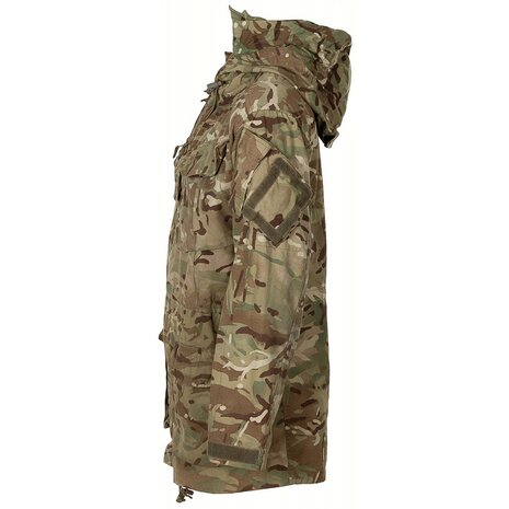 Britse Smock combat jas MK1 met capuchon, winddicht, MTP Multicam