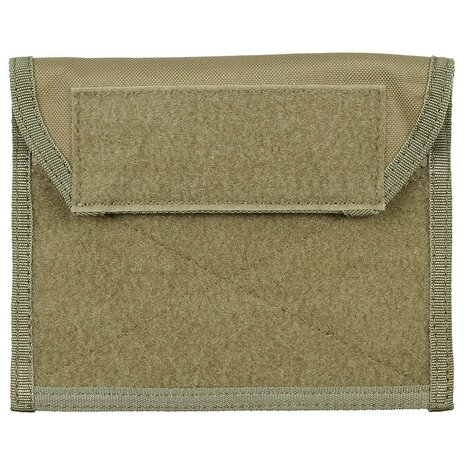 Pochette poitrine MFH Molle avec patch velcro, coyote tan