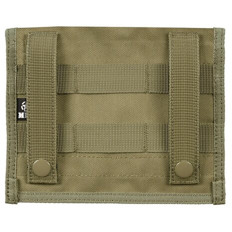 Pochette poitrine MFH Molle avec patch velcro, coyote tan
