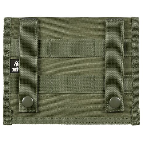 Pochette poitrine MFH Molle avec patch velcro, vert olive