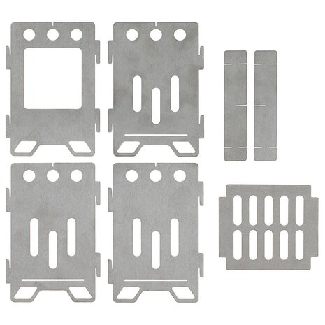 Fox outdoor Outdoor-Kocher, "Hobo", klein, Edelstahl