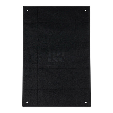 101 Inc Klettverschluss Wand klein 50x75 cm, schwarz
