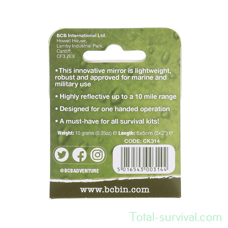 BCB Heliograph Notsignalspiegel CK314