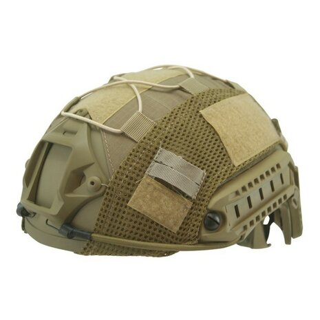 Kombat tactical F.A.S.T. helmet cover, Coyote tan