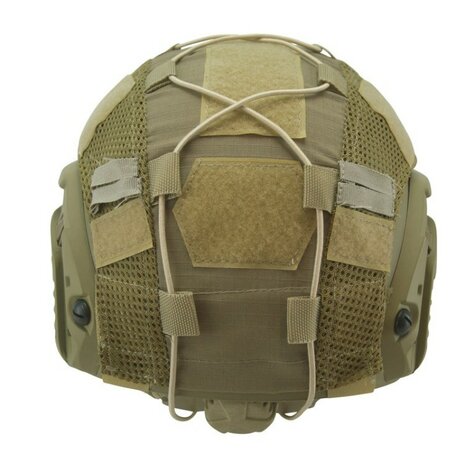 Kombat tactical F.A.S.T. helmet cover, Coyote tan
