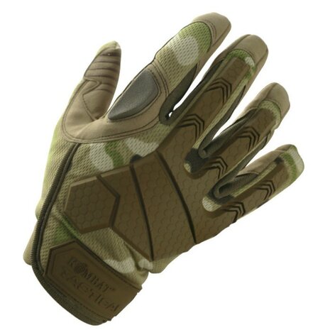 Kombat tactical alpha impact tactische handschoenen, BTP Multicam