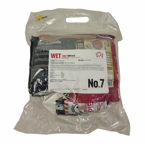 Out Meals MRE V2 Meal Ready-to-Eat 24-uur rantsoen, Menu set 8