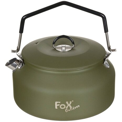 Fox outdoor Teakettle, Stainless steel, 950 ml (1 Qt), OD green