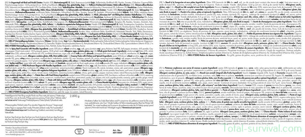 Trek 'n Eat, Emergency Food 7 Tage Verpflegungspaket "Fleisch"