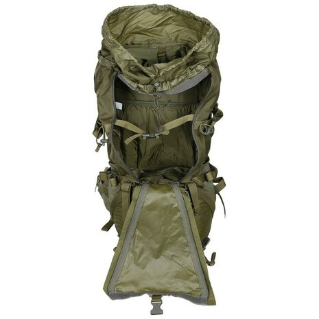 Deuter Alpine veldrugzak met verstelbare rug 55L, legergroen