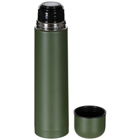 Fox outdoor Bouteille thermos-vide 1l, fermeture &agrave; vis, vert