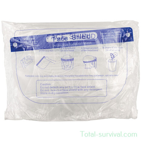 MDP basic Face shield Transparent