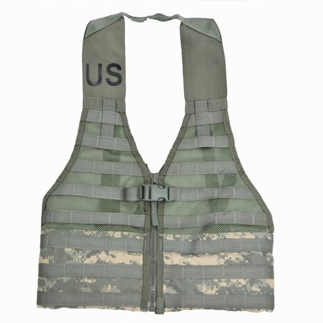 US Tactical load carrying vest FLC, Molle II Modular, UCP / ACU AT-digital