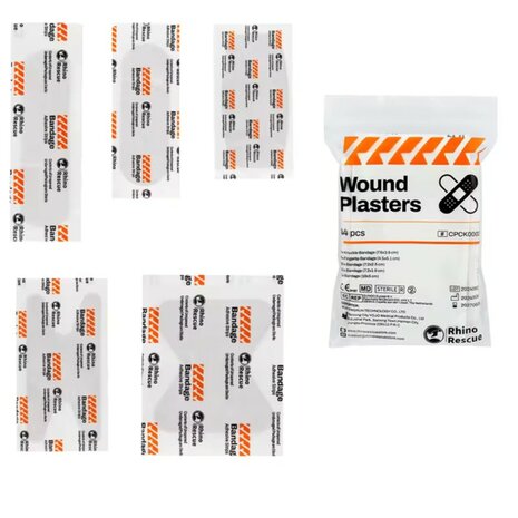 Rhino rescue wound dressing set 14-piece