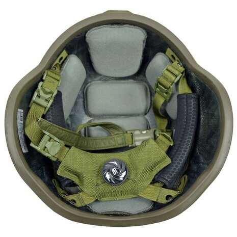Sestan-Busch BK-ACH-FC Ballistischer Kampfhelm, oliv gr&uuml;n