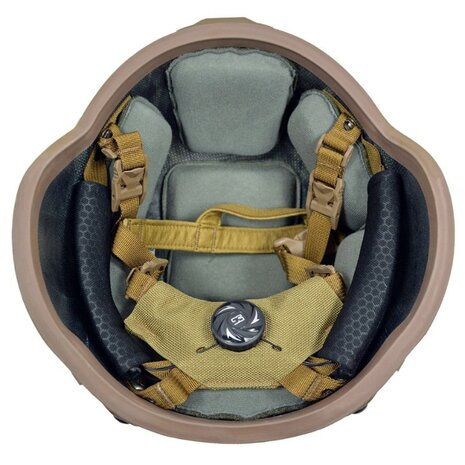 Sestan-Busch BK-ACH-FC Ballistischer Kampfhelm, Coyote tan