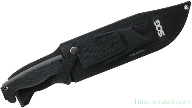 SOG Jungle Primitive Clampack Bowie knife with sheath