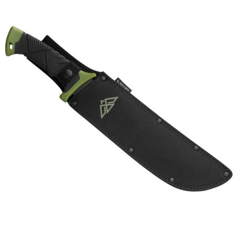 Black Eagle Arenal Bushmes / Machete Forest Green met nylon hoes