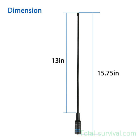 Nagoya NA-771 flexibele antenne, SMA-F, 144/430 MHz